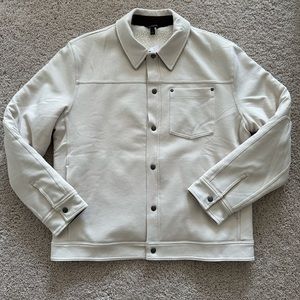 Banana Republic Sherpa-lined shirt jacket